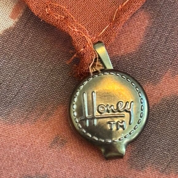 Vintage Signed Honey Brand Scarf 100% Silk Animal Print - Picture 2 of 12